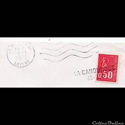 1971 - LA CANOURGUE / 48-034 linéaire
