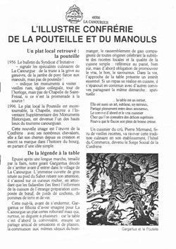 1996 - L'illustre confrérie de la Pouteille et du manouls