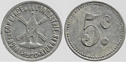 95 - Sannois - 5 centimes