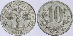 Algérie - Alger - C.C. - 10 centimes - 1916