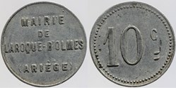 09 - Laroque d'Olmes - Mairie - 10 centimes
