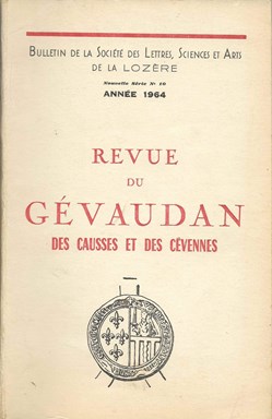 1964 - Bulletin de la Société des Lettres de la Lozère