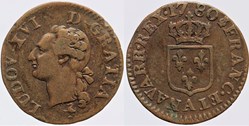 Dy 1716 - Louis XVI - Liard - 1780, Paris