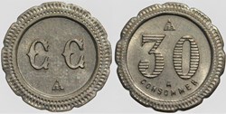 Jeton à consommer - 30 centimes