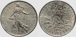 F-341 - Roty - 1/2 fr. - 1999