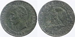 F-117 - Second Empire - 5 centimes - 1861 K