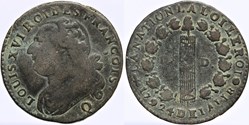 R-34 - Louis XVI - 12 deniers - 1792, Perpignan