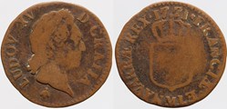 Dy 1700 - Louis XV - 1/2 sol - 1771, Toulouse
