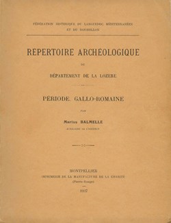 1937 - Répertoire Archéologique du département de la Lozère