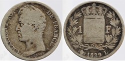 F-207 - Charles X - 1 franc - 1829 Bayonne