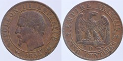 F-116 - Second Empire - 5 centimes - 1854 D