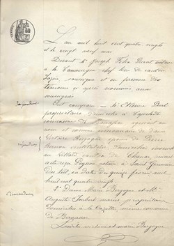 1880 - Acte de partage
