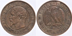 F-107 - Second Empire - 2 centimes - 1856 MA
