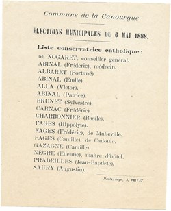 1888 - Elections