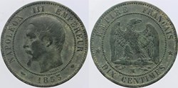 F-133 - Second Empire - 10 centimes - 1853 MA