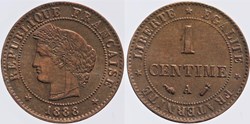 F-104 - Troisième République - Cérès - 1 c. - 1888 A