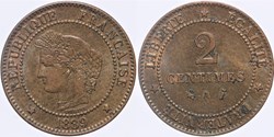 F-109 - Troisième République - Cérès - 2 c. - 1889 A