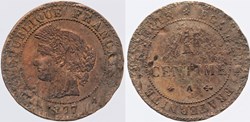 F-104 - Troisième République - Cérès - 1 c. - 1877 A