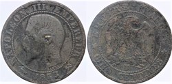F-116 - Second Empire - 5 centimes - 1853 B