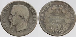 F-262 - Second Empire - 2 francs - 1856 BB