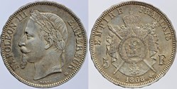 F-331 - Second Empire - 5 francs - 1868 BB