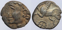 Arvernes - Drachme à la roue perlée