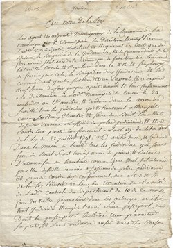 1797 - Demande de patrouille, AN 6