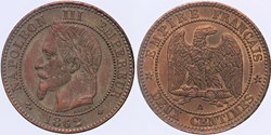 F-108 - Second Empire - 2 centimes - 1862 A