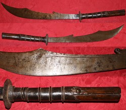 Arme d'hast transformée en sabre