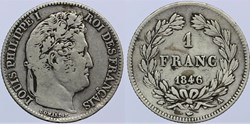 F-210 - Louis Philippe I - 1 franc - 1846 A