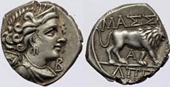 Massalia - Drachme légère au lion