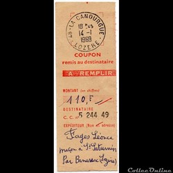 1969 - Type A9 sur coupon