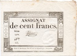 Assignat de 100 francs - 18 nivôse AN III