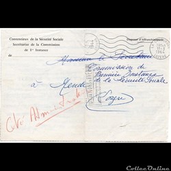 1964 - Oblitération mécanique muette