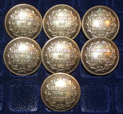 Boutons Banque de France
