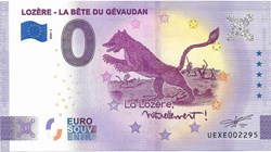 0 Euro souvenir - Bête du Gévaudan