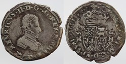 Navarre - Henri III - Demi teston, 1575