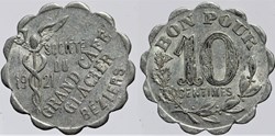 34 - Beziers - Grand Café Glacier - 10 centimes