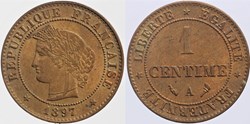 F-104 - Troisième République - Cérès - 1 c. - 1897 A