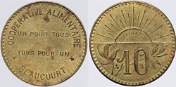 90 - Beaucourt - 10 centimes