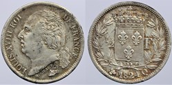 F-179 - Louis XVIII - 1/2 franc - 1824 Perpignan