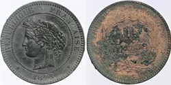F-135 - Troisième République - Cérès - 10 c. - 1873 K