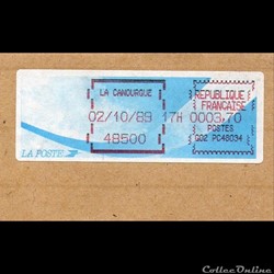 1989 - Vignette d'affranchissement