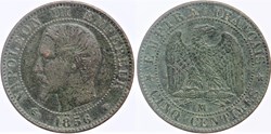 F-116 - Second Empire - 5 centimes - 1856 MA