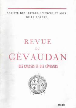 1984 - Revue du Gévaudan des Causses et des Cévennes