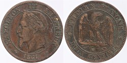 F-108 - Second Empire - 2 centimes - 1861 BB