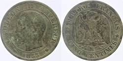F-116 - Second Empire - 5 centimes - 1853 MA