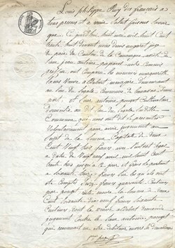 1838 - Jugement