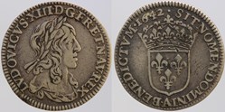 Dy 1348 - Louis XIII - 1/12 d'écu - 1642, Paris
