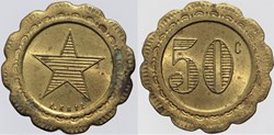 Jeton à consommer - 50 centimes
